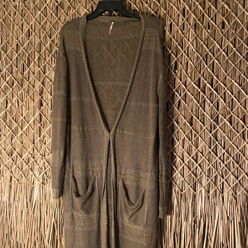 Free People Duster Sweater